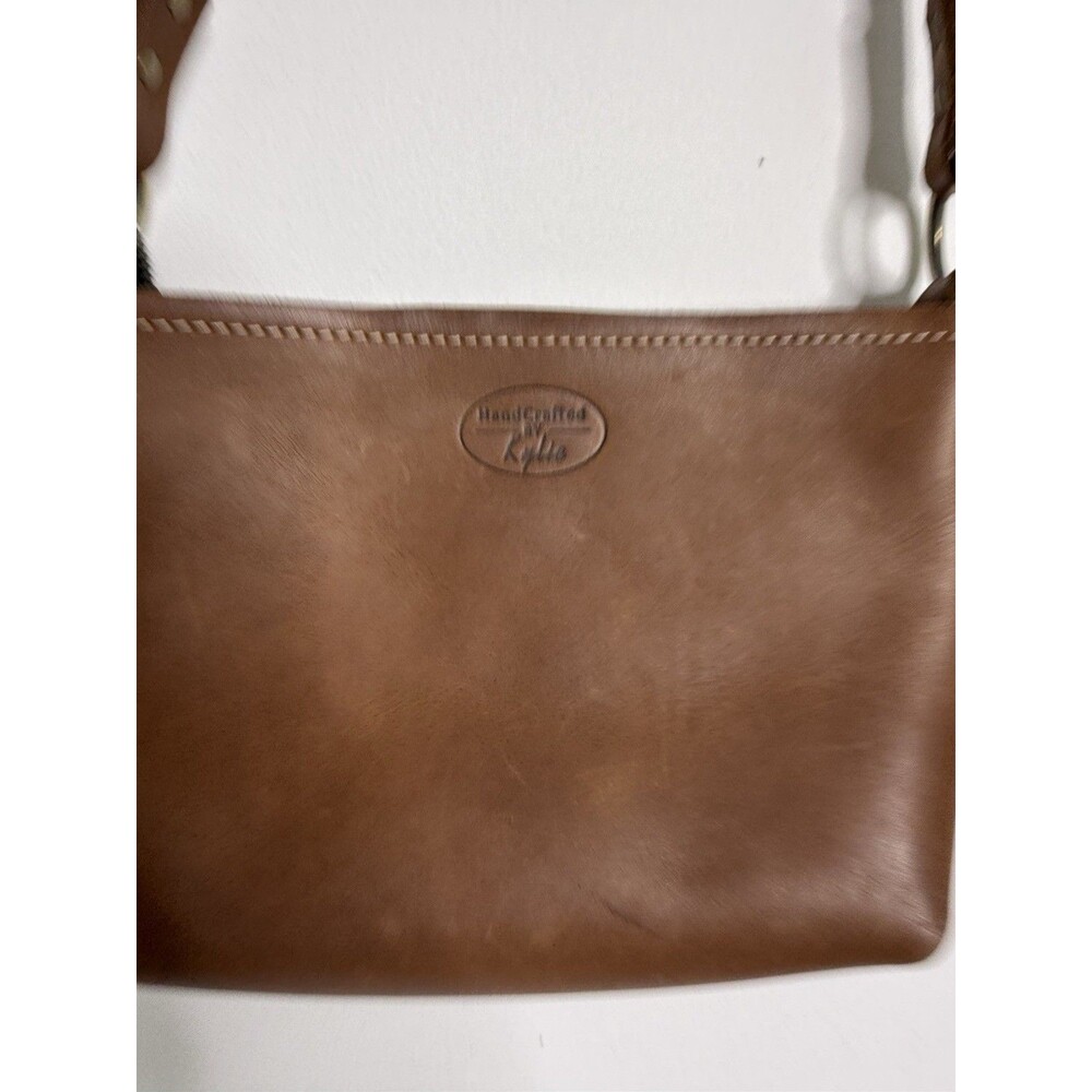 Handcrafted by Kylie Brown Genuine Leather Crossbody Shoulder Bag